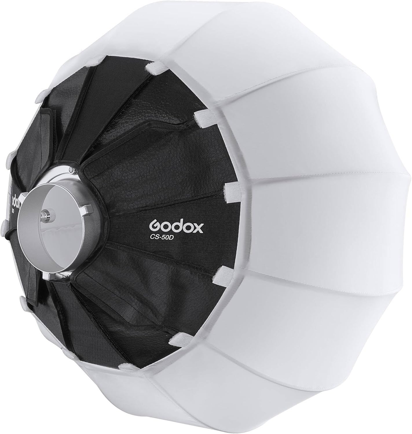 Godox Collapsible Lantern Softbox 19.7", 270° Omnidirectional Lighting, Bowens Mount Compatible with SL150 II, UL150, VL Series, Fast Setup, Durable Build, Optional Skirt Control (CS50D)