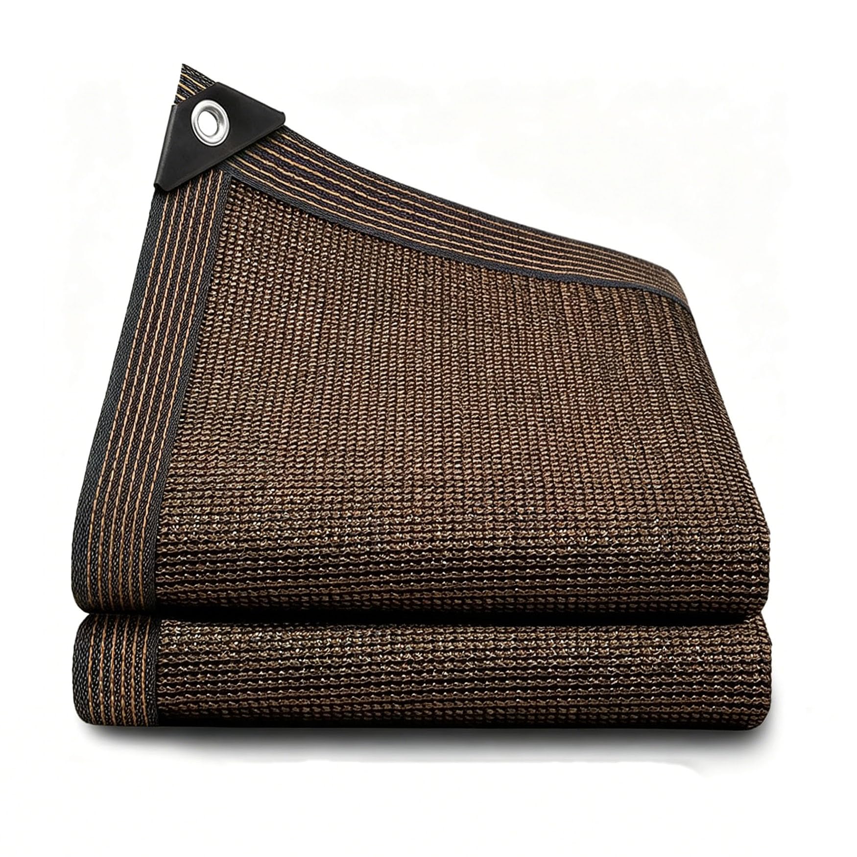 Filet protection solaire anti-UV résistant au vent marron
