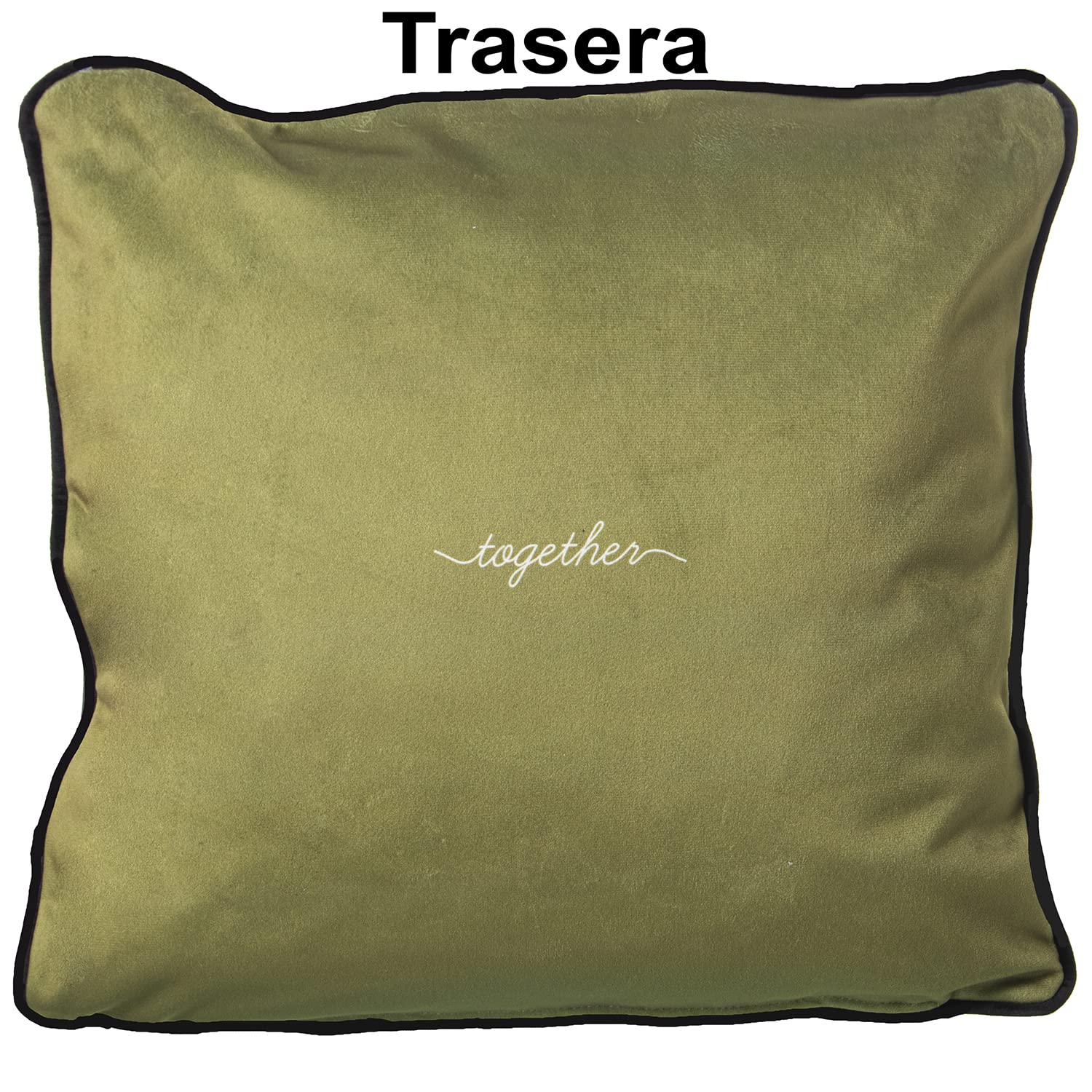 COJÍN TERCIOPELO 45X45CM PRETTY GIRL VENECIA C/CREMALLERA 45X45CM, 100% POLI╔STER
