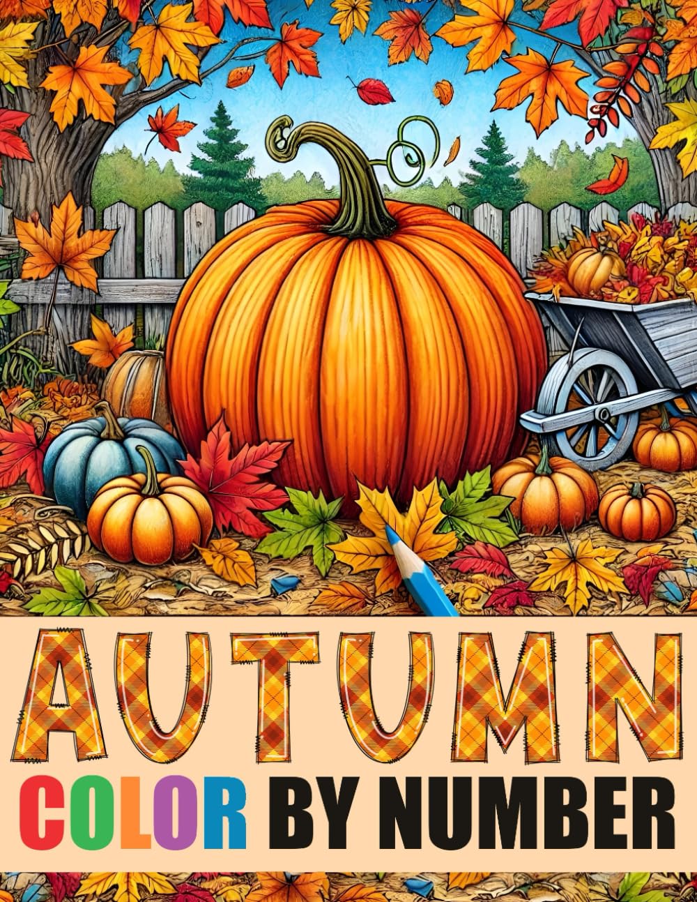 Autumn Season Color By Number Coloring