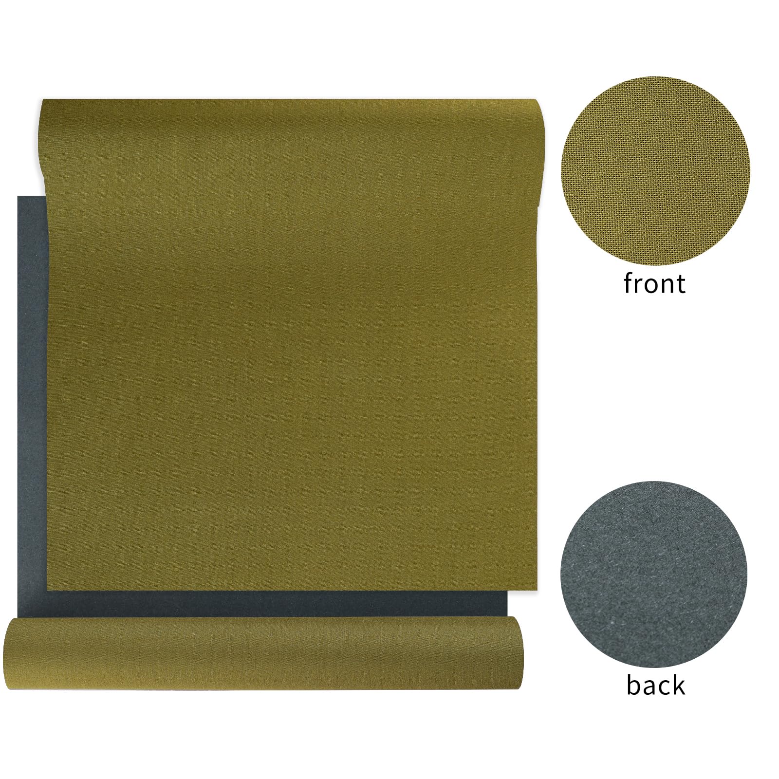 Wooqu Book Cloth, Fabric Surface and Paper Backed, Durable, Strong, 17x29”, for Book Binding White - Image 3