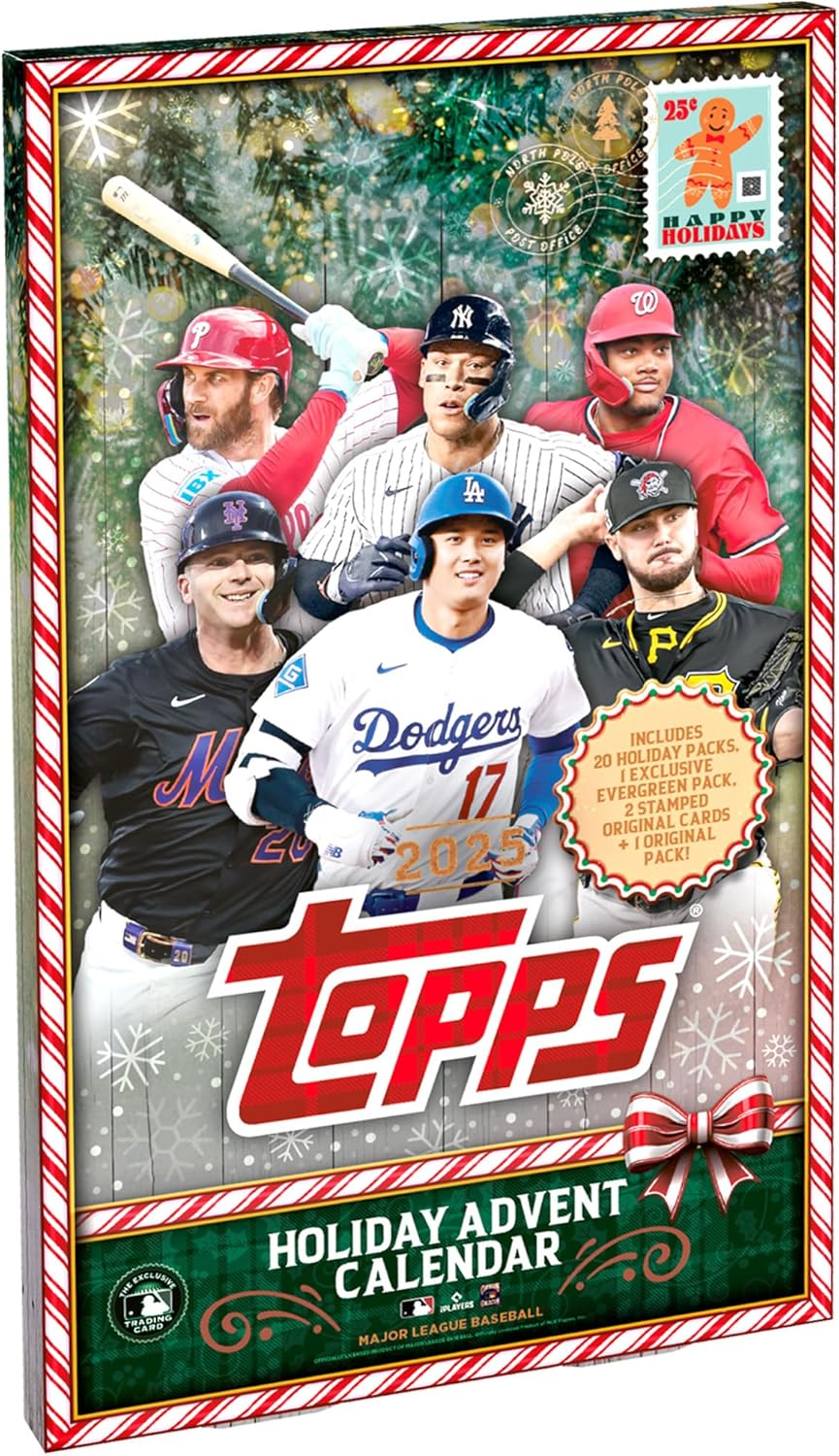 2025 Topps Holiday Baseball Advent Calendar Review: The Ultimate 24-Day Rip?