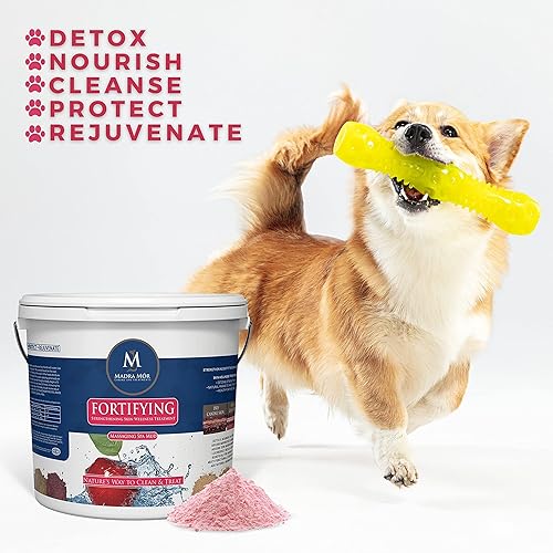 Miniatura 5 de Madra Mor Dog Essentials - Barro fortificante para spa  Lavado de perros  Cuidado de perros  Tratamiento de piel seca para perros  Baño de perro