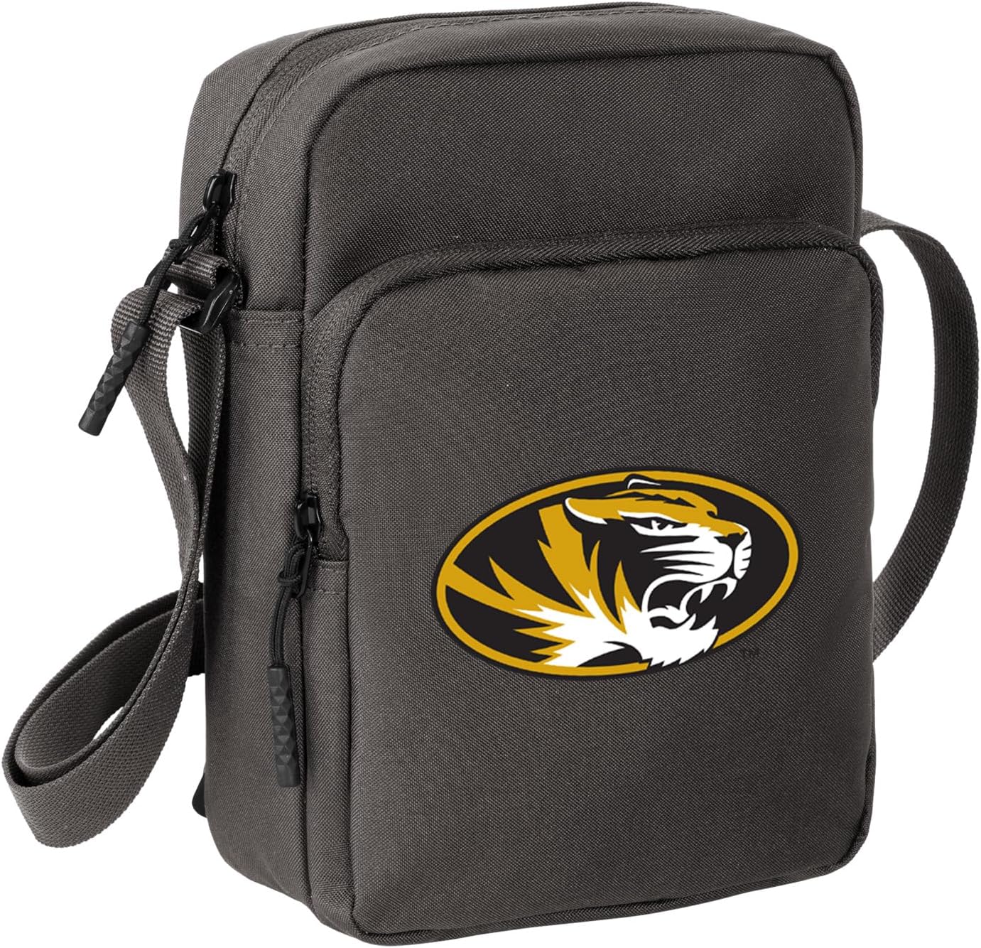 Broad Bay University of Missouri Travel Bag Mizzou Crossbody Sling Pack for Sports Workout Running Festival Waist Pack Gray