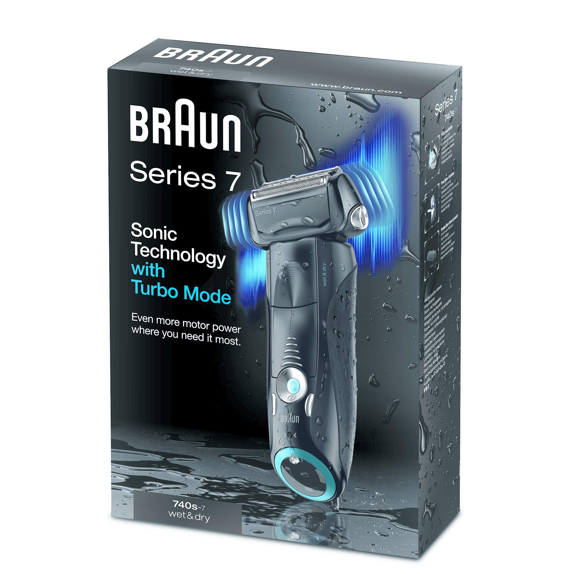 BRAUN Series 7 740s-7
シェーバー ほぼ新品 Braun 740S Series 7 Men's Electric Foil Shaver/Electric Razor, Wet