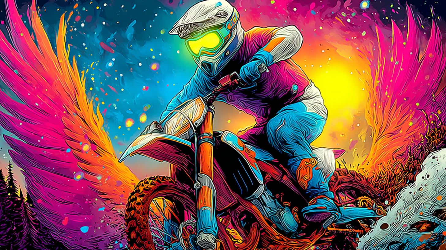 Puzzle de motocicleta de 1000 piezas, una obra de arte visual 8