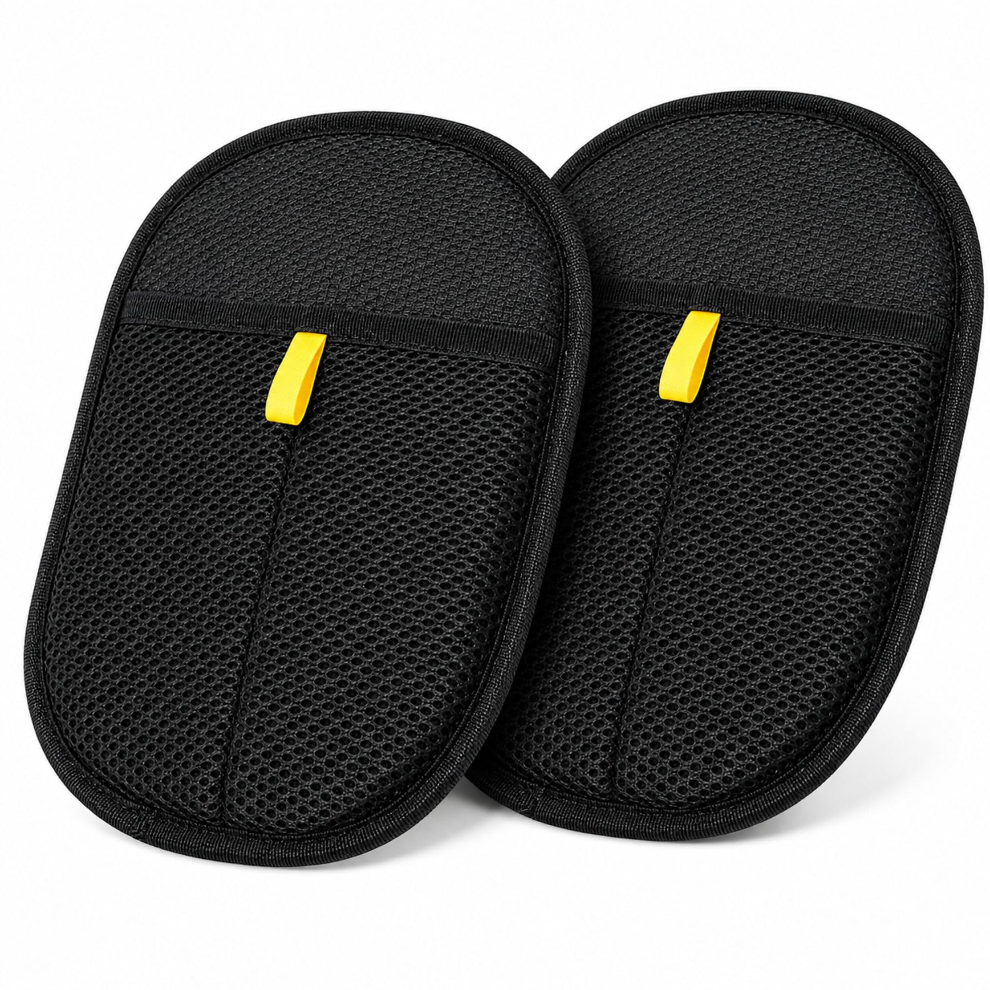 ShopEase Pet Hair Removal Glove Pack of 2 – Dog and Cat Hair Remover Tool for Carpet, Sofa, Clothes and Furniture – Reusable Pet Hair Remover Mitts for Grooming