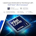 HP 14, Intel Core Ultra 7 155H (16GB DDR5, 1TB SSD) FHD, Anti-Glare, Micro-Edge, 14''/35.6cm, Win11, M365 Basic(1yr)* Office24, Silver, 1.4kg, EP1152TU, Backlit, FHD Camera w/Shutter Laptop gallery image