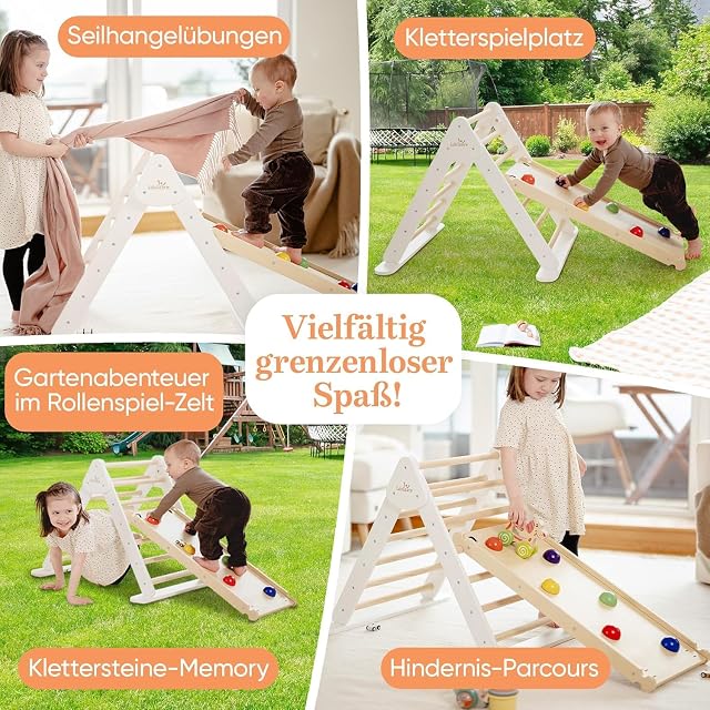 Foto 6 de 7 de Lululearn® Triángulo de escalada [ultraseguro] - Ideal como juguete de escalada para interiores y exteriores