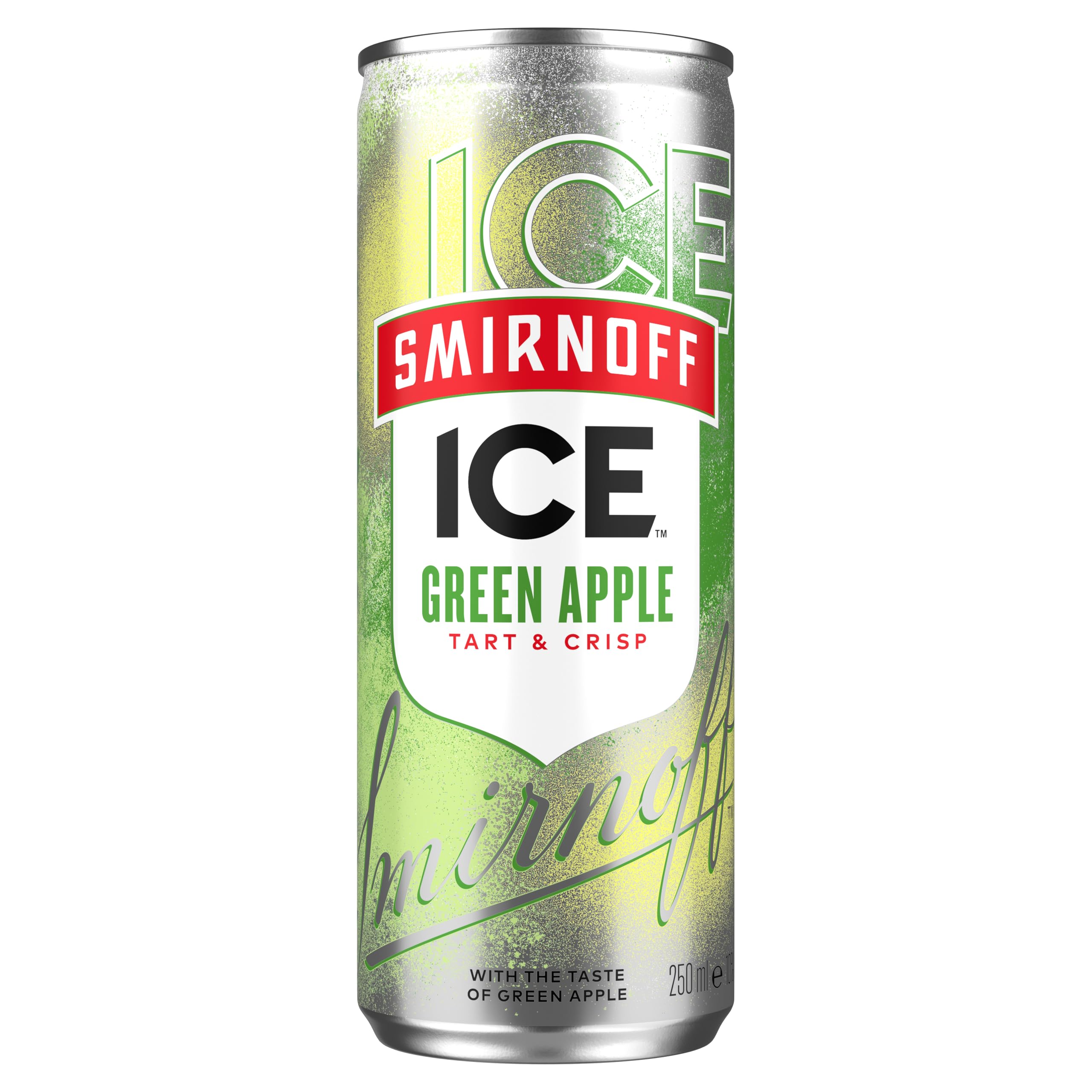 Smirnoff Ice Green Apple 12 x 250ml Dosen Premium Vodka Mixgetränk 10% Vol. Alkohol