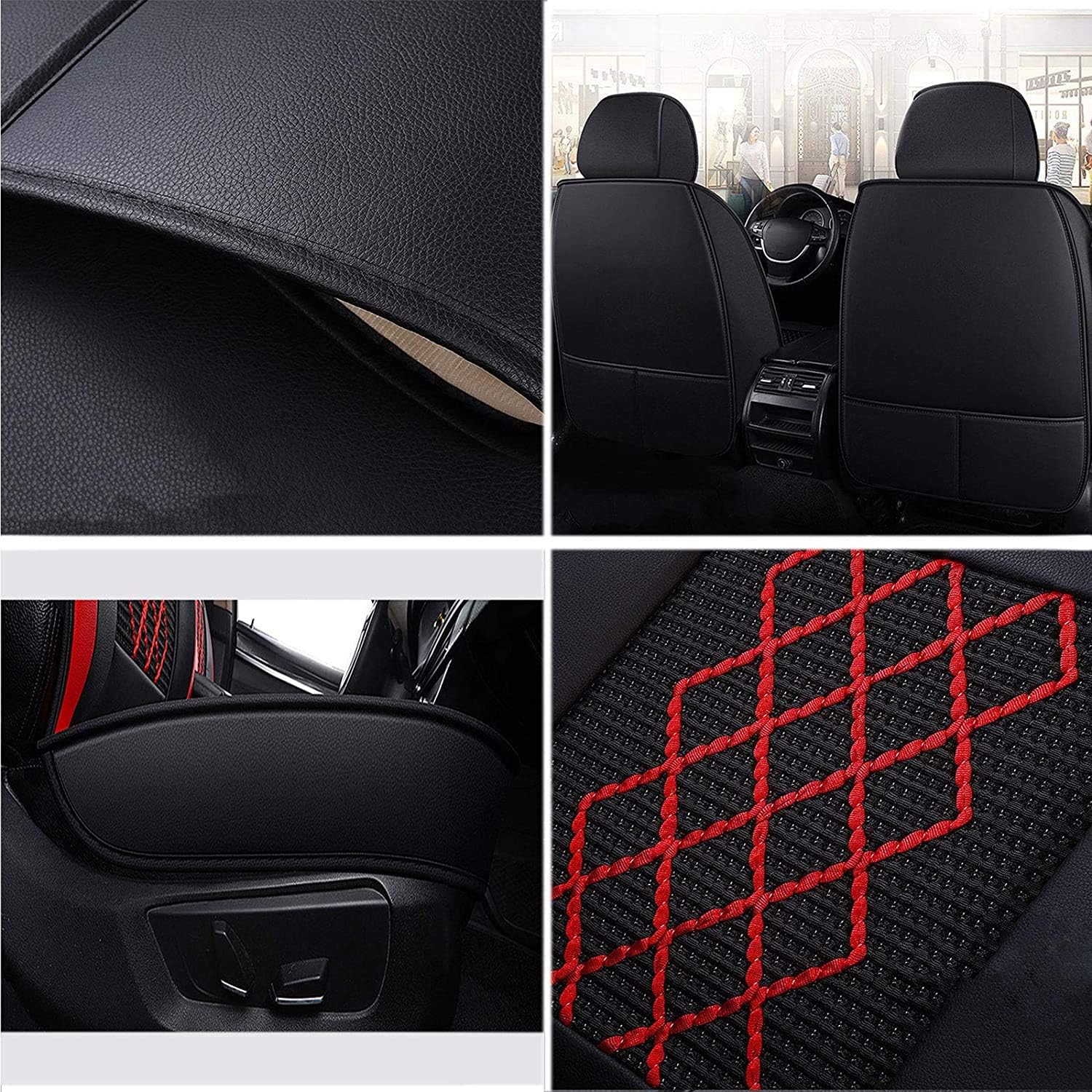 PU Leather General Car Seat Cover Suitable for Most High-End Luxury Car Interiors D