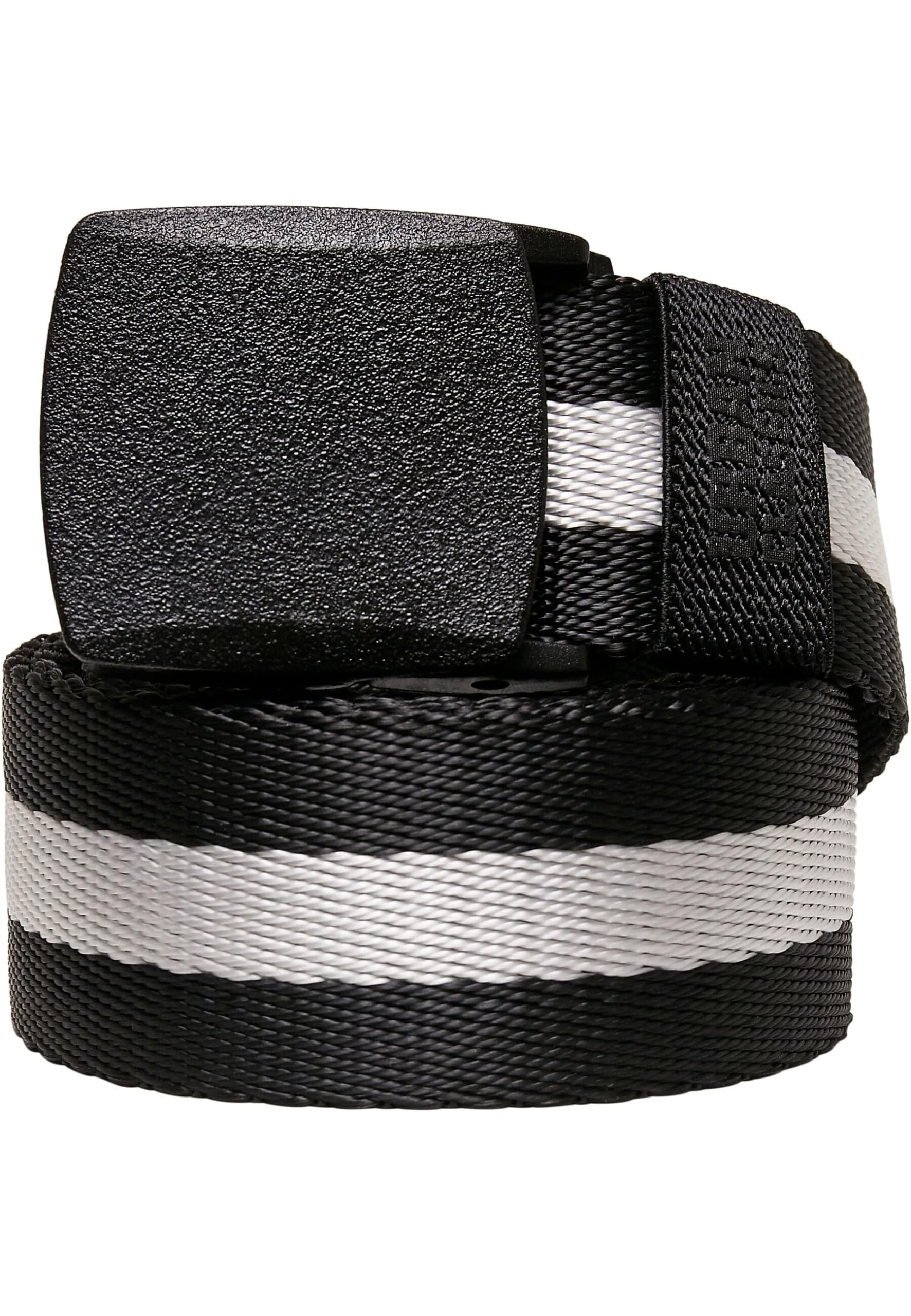 Urban Classics Unisex Centre Stripe Belt, Black, L-XL UK