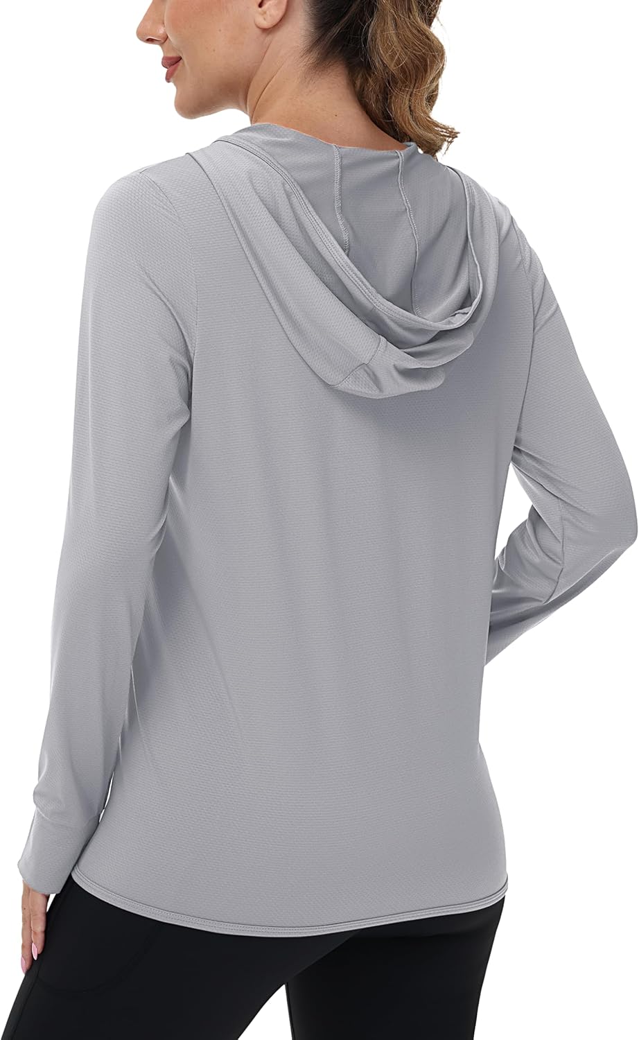 TACVASEN Women's Sun Hoodies Lightweight Jacket for Women Zip Up UPF 50+ UV Shirt Long Sleeves - Image 2