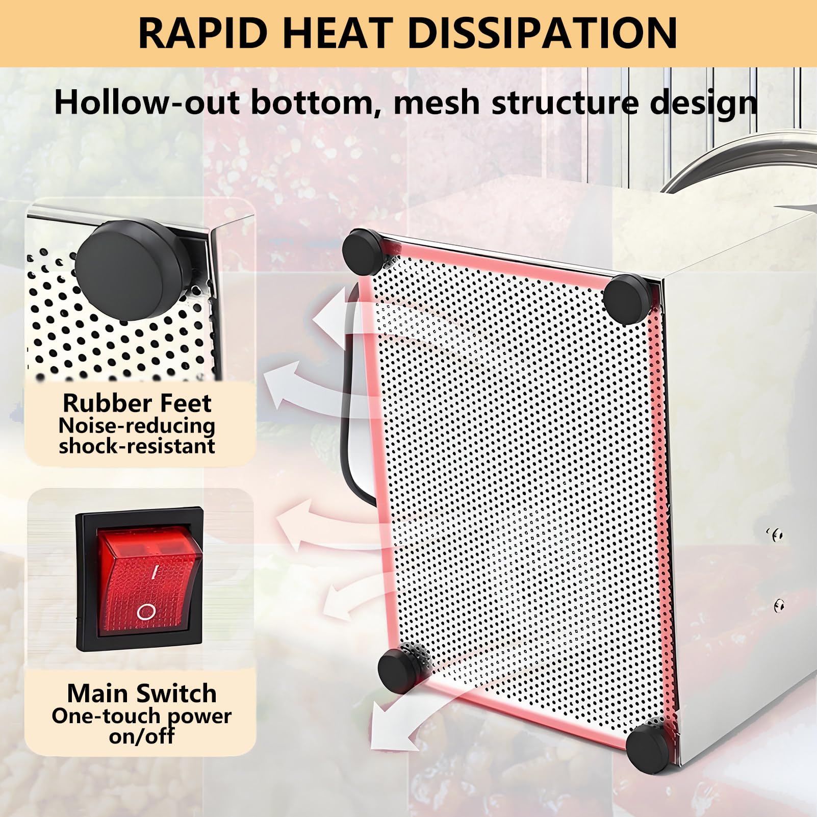 Impastatrice Professionale Doppia Rotazione 1400 Giri/Min Impastatrice a Spirale per Pizza e Pane in Acciaio Inox con Coperchio a Vista Vasca Rimovibile per Panetteria e Pizzeria 3kg
