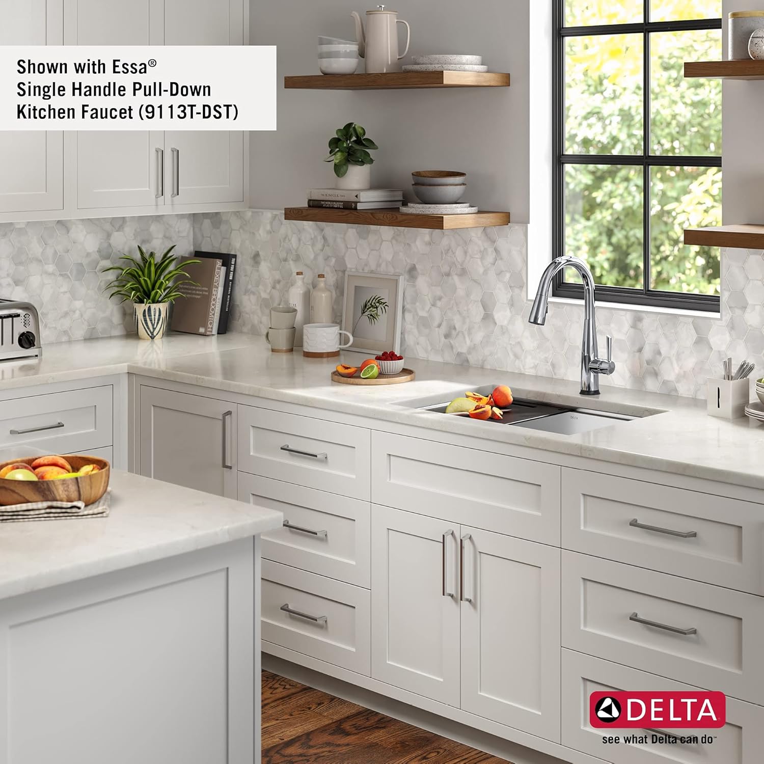 Delta 30-Inch Stainless Steel Workstation Undermount Kitchen Sink