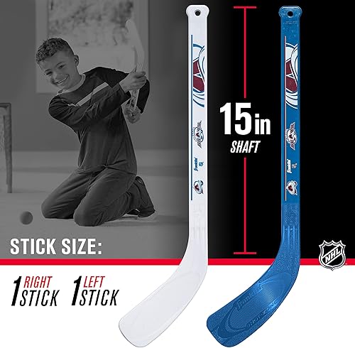 Vista 92 de Franklin Sports, Equipo NHL, Juego de 2 palos para hockey