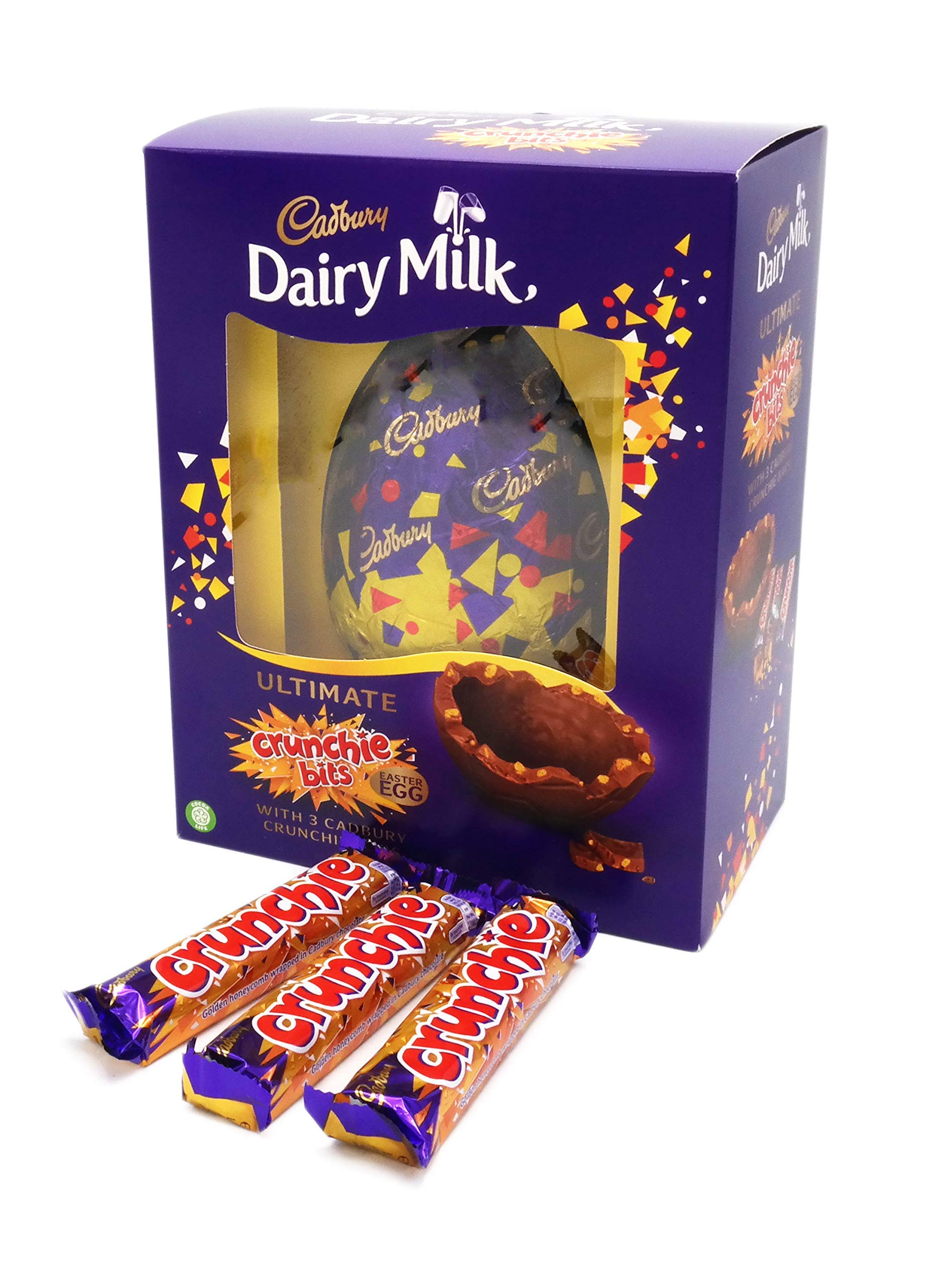 Buy Cadbury Dairy Milk Ultimate Crunchie Bits Shell Easter Egg with 3