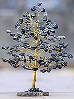 Vista 57 de Rose Quartz Gemstone Tree of LifeNatural Reiki Crystals Gemstone Chakra Tree for Positive Energy, Geode Agate Slice Base, Feng Shui Decor, Good