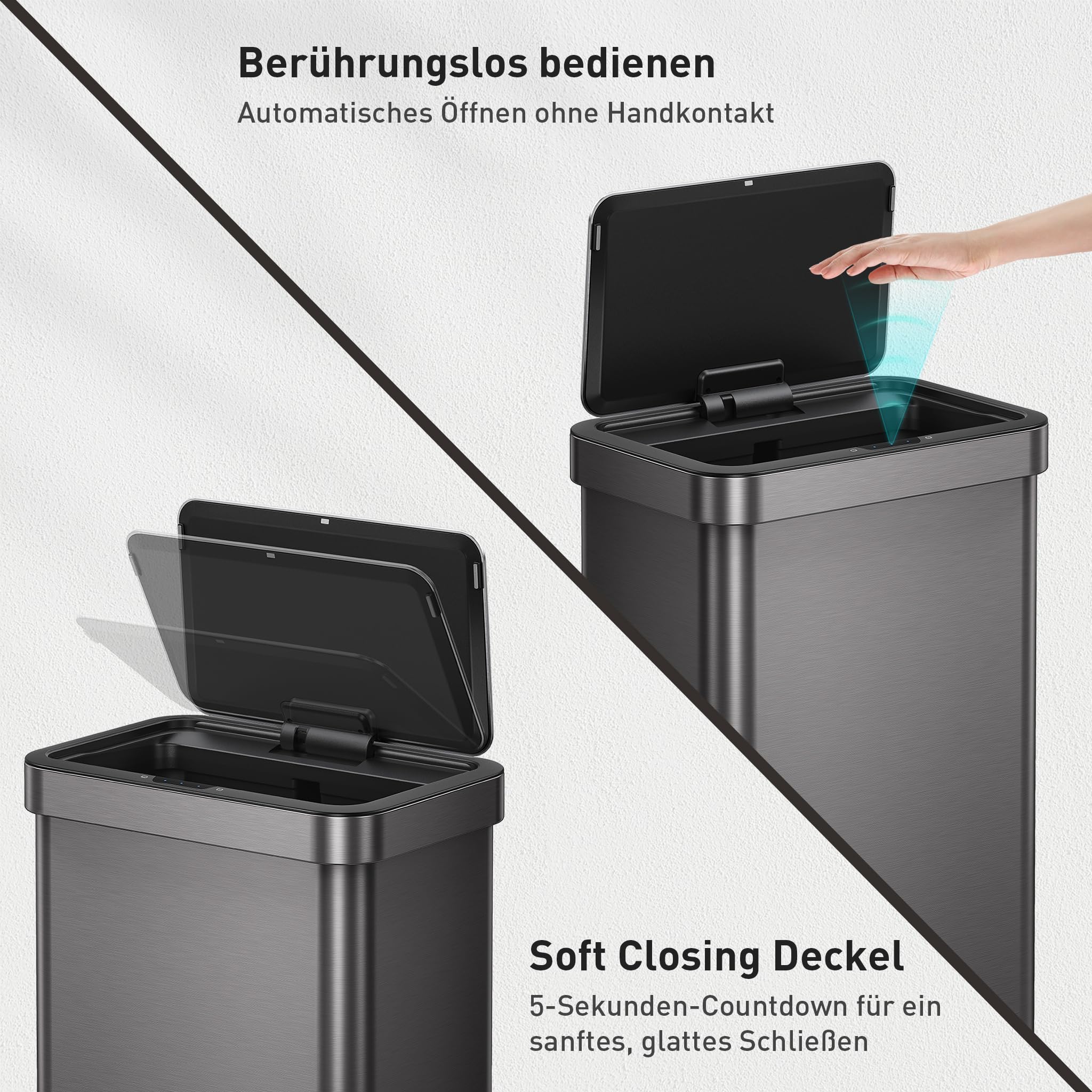 Eko 80L Sensor Mülleimer – Bild 3