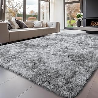 Area Rugs for Bedroom, Living Room Fluffy Rug, Large Area...