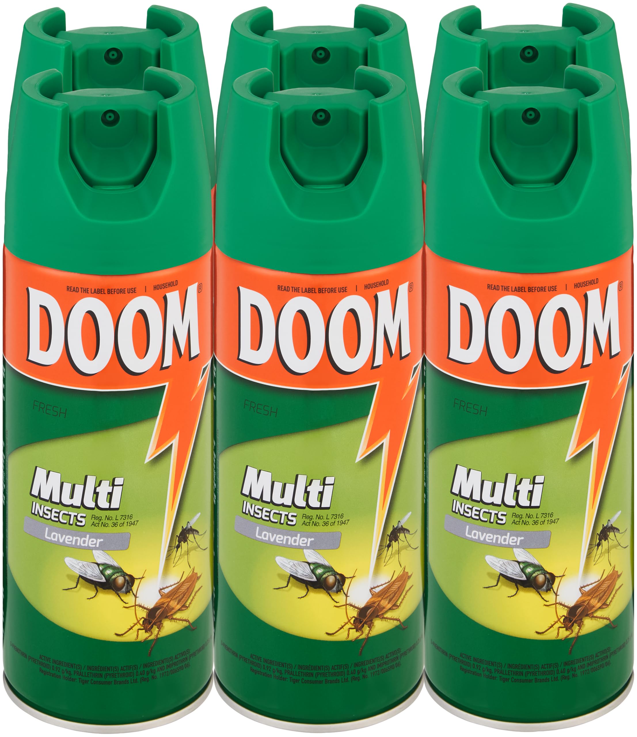 Doom Fresh Multi Insects Lavender Aerosol Insecticide 300ml