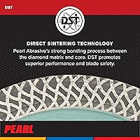 Vista 5 de PEARL ABRASIVE CO. Hoja de porcelana turbo de malla fina P4 de 4" 5/8"-20mm-7/8 con 4 agujeros