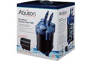 Aqueon QuietFlow Canister Filter for Aquariums Under 55 Gallons
