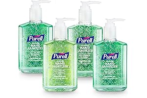 Purell Advanced Hand Sanitizer Soothing Gel in Refreshing Fresh Scent (Pack of 4)