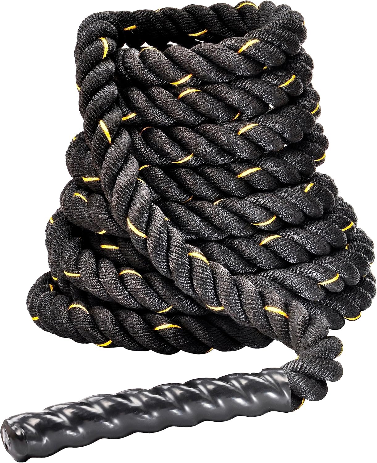 ABB Ropes & Niwars Battle Rope 2 Inch Diameter Poly Dacron 30 FT Length Heavy Exercise Rope for Strength Training Muscle Building Home Gym Equipment and Cardio Workout-picture-18