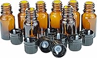 Vista 1 de Botellas de 0.34 onzas líquidas, color ámbar, 8, 8