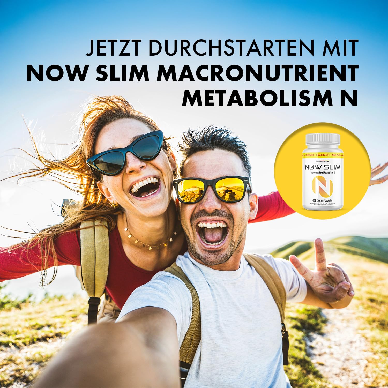 NOW SLIM Macronutrient Metabo N Kapseln | bewährte Zutatenkombination | einfache Anwendung | Inhalt 90 Kapseln