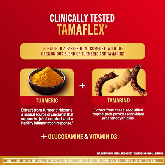 Move Free Advanced Pro Joint Support TamaFlex Glucosamine, Vitamin D3-90ct