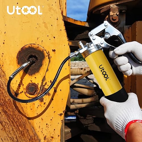 Miniatura 13 de UTOOL Kit de accesorios para pistola de engrase, acoplador de doble mango con limpiador de ajuste Zerk, roscas NPT de 1/8, accesorios Zerk fáciles