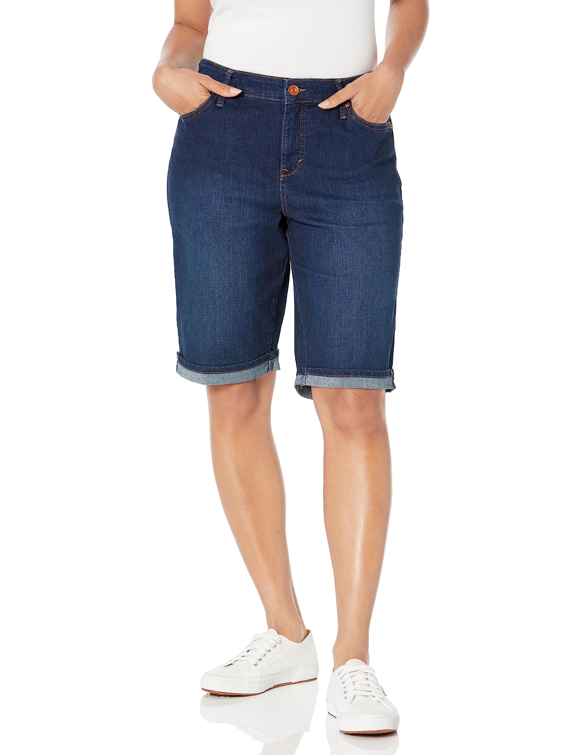 Gloria Vanderbiltwomens Mid Rise Feminine Cut Bermuda Short
