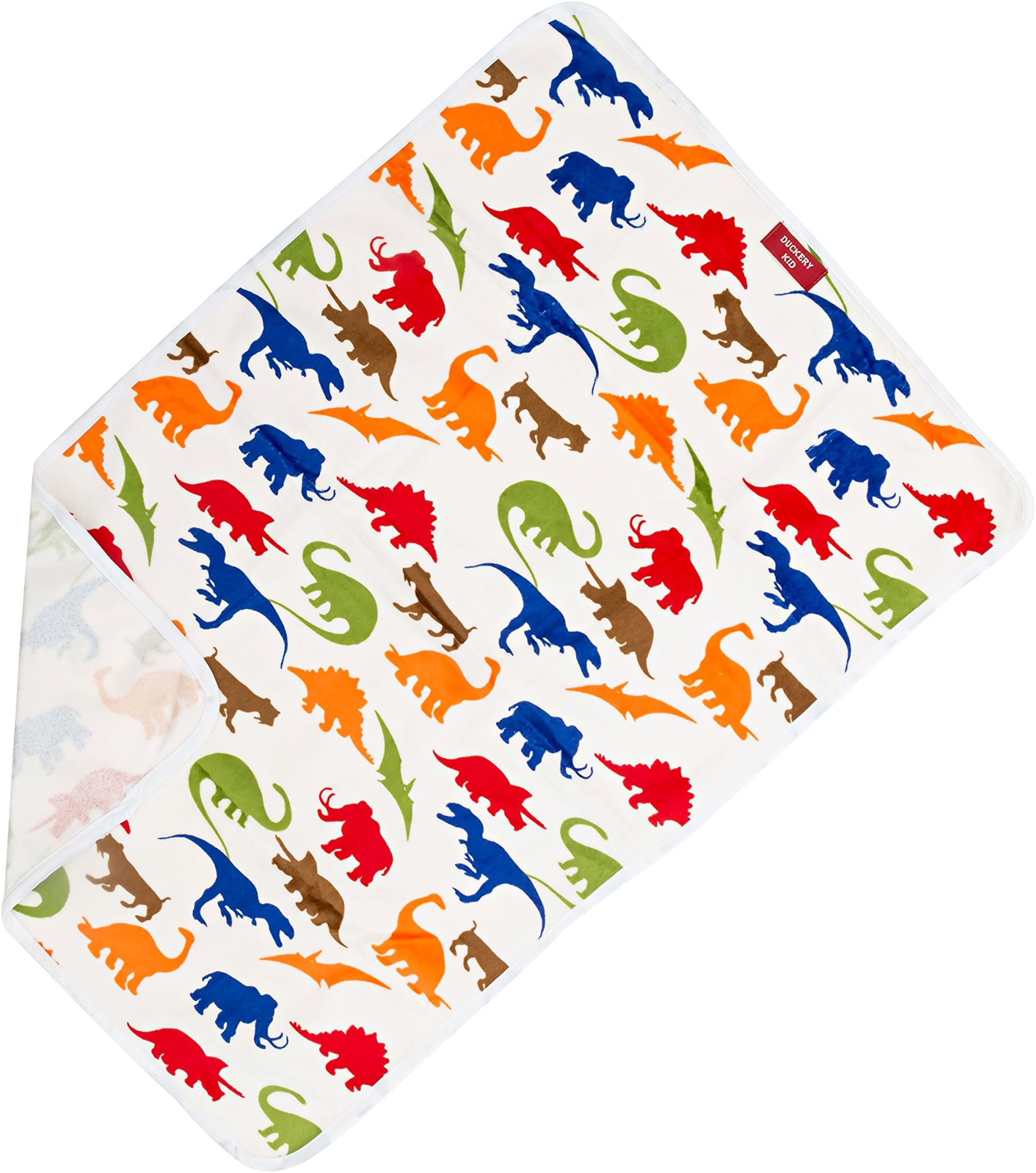 Baby Portable Diaper Changing Pad for Travel - Compact Infant Change Mat - Dinosaur Print Large