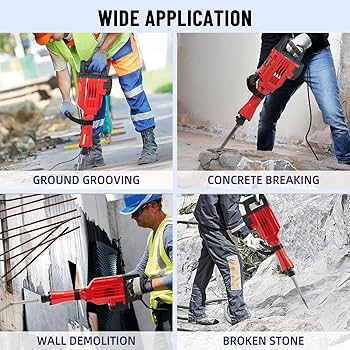 H CATHEDRAL ＋ DEMOLITION HAMMER CDセット Electric Demolition Jack Hammer with 1 PC 16'' Chisel 1 PC