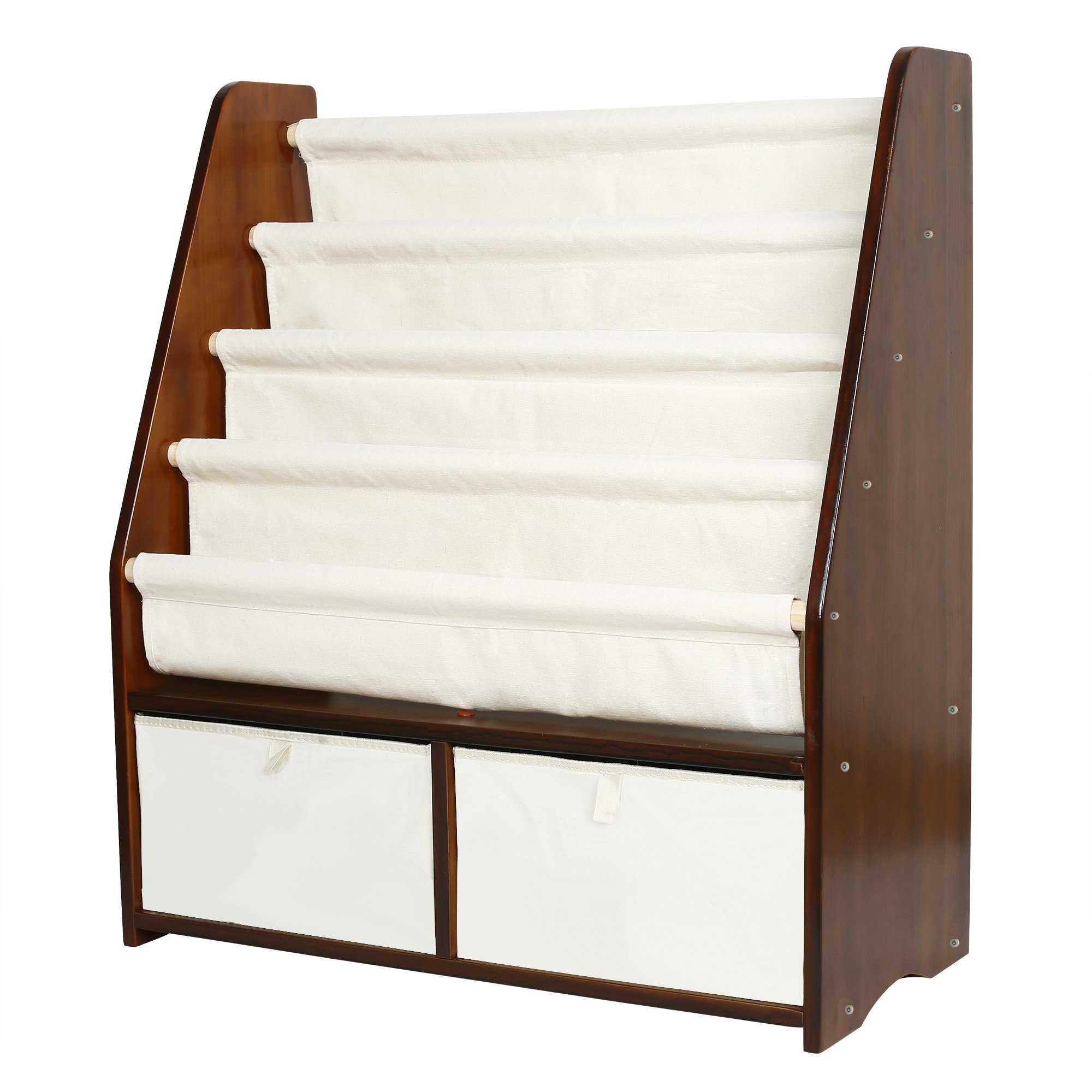 Buy MallBoo Kids Bookshelf Book Rack Childrens Sling Bookcase Toys