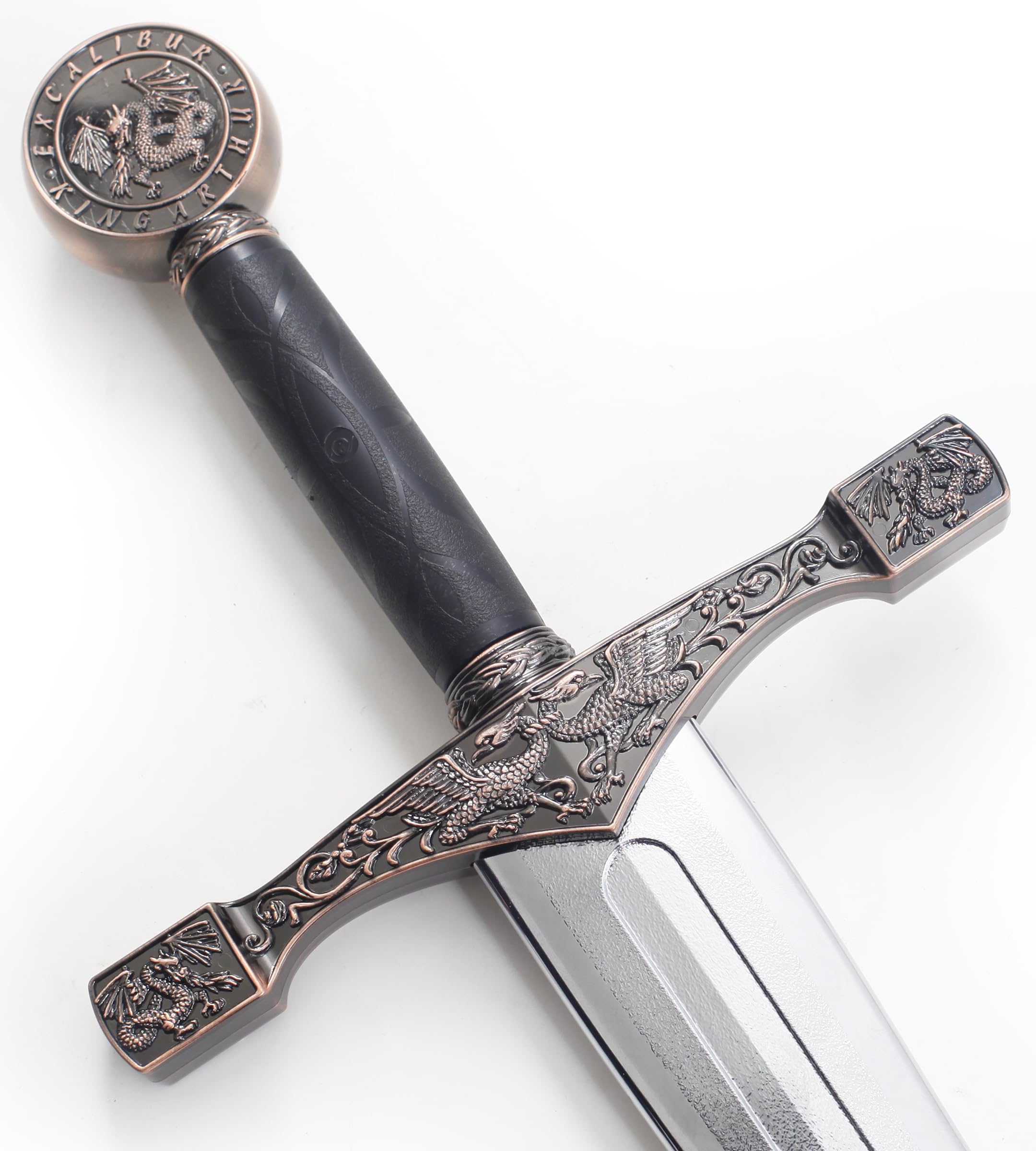 Épée Plastique Médiévale Excalibur en Polypropylène Argent Combat Entraînement