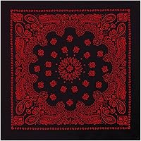 Rothco Trainmen Extra-Large Paisley Bandana 27x27 Inch - 100% Cotton Versatile Scarf, Headband, Mask for Outdoor Adventures