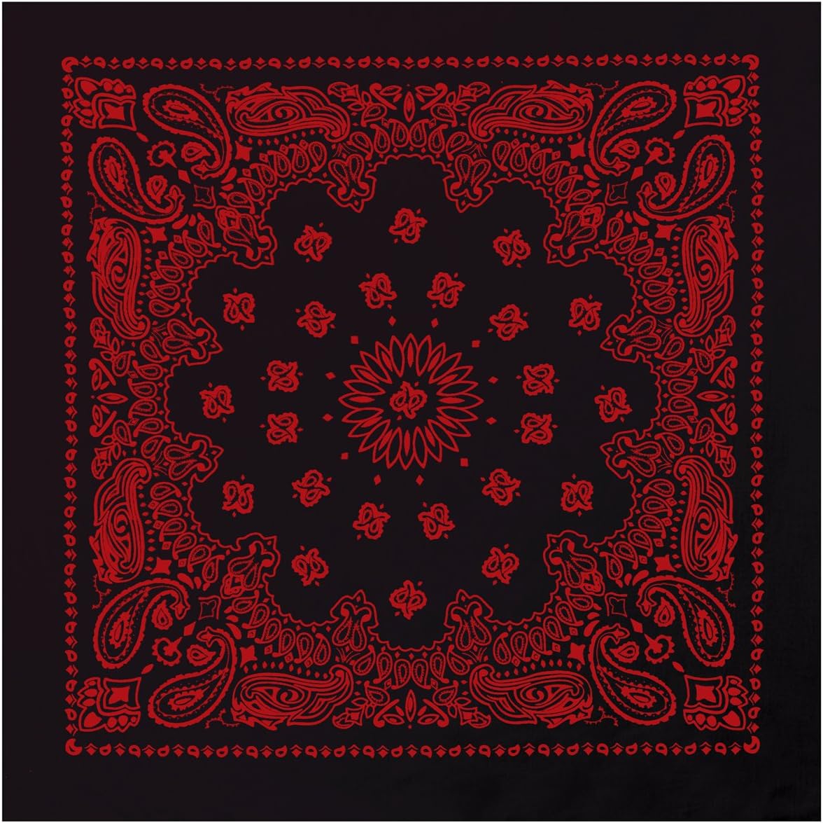 Trainmen Paisley Bandana – Extra-Large - 27" X 27"
