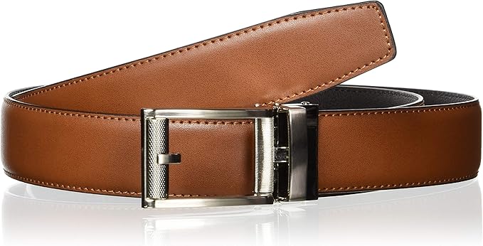 Amazon ユナイテッドカラーズオブベネトン メンズベルト ベネトン ベルト スライドロック 穴なし さ調節可能 Benetton レザー ベルト 帯幅約35mm ブラウン 日本 最大約115cm カット調整可能 幅約 ベルト 通販