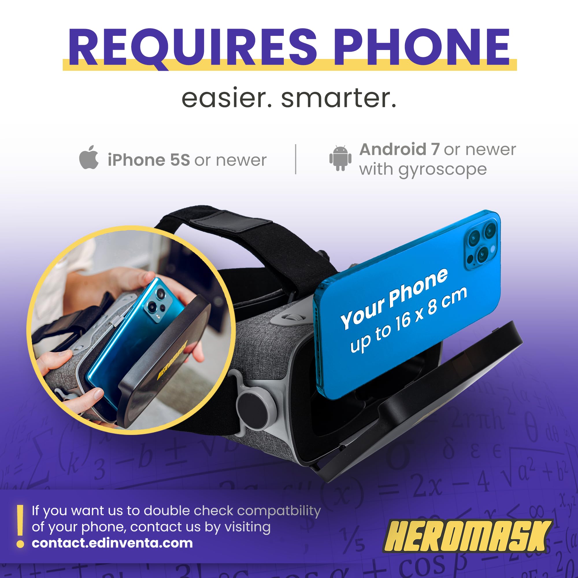 VR Headset + Math Games [Multiplication Subtraction etc] Virtual Games: Gift for Boys & Girls. Cool Educational Toys for Kids 5 6 7 8… Years Old. Virtual Reality Learning Resources Grade 1 2 3 4…8