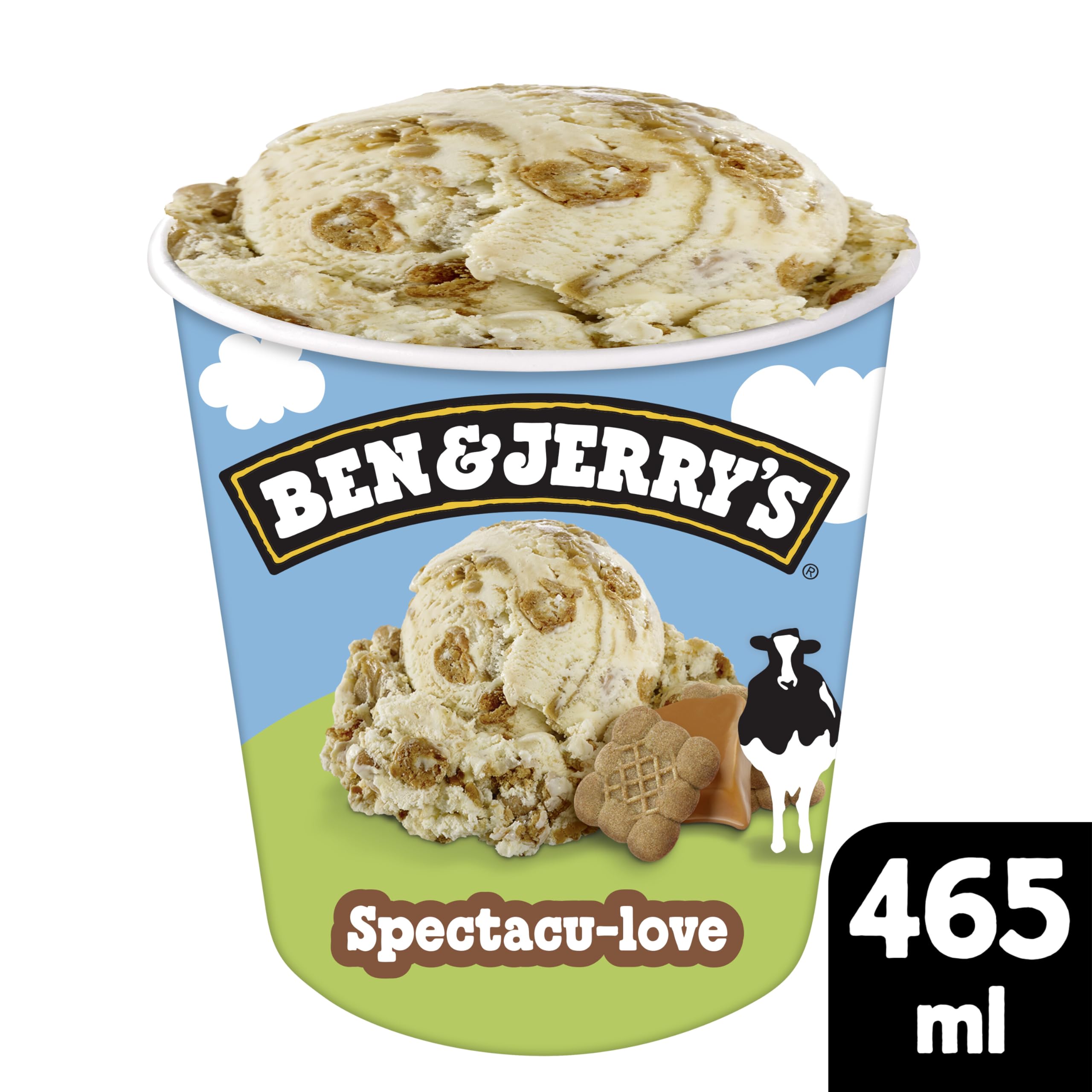 Ben & Jerry's Spectacu-love Ice Cream Tub made with Fairtrade certified ingredients frozen dessert 465ml