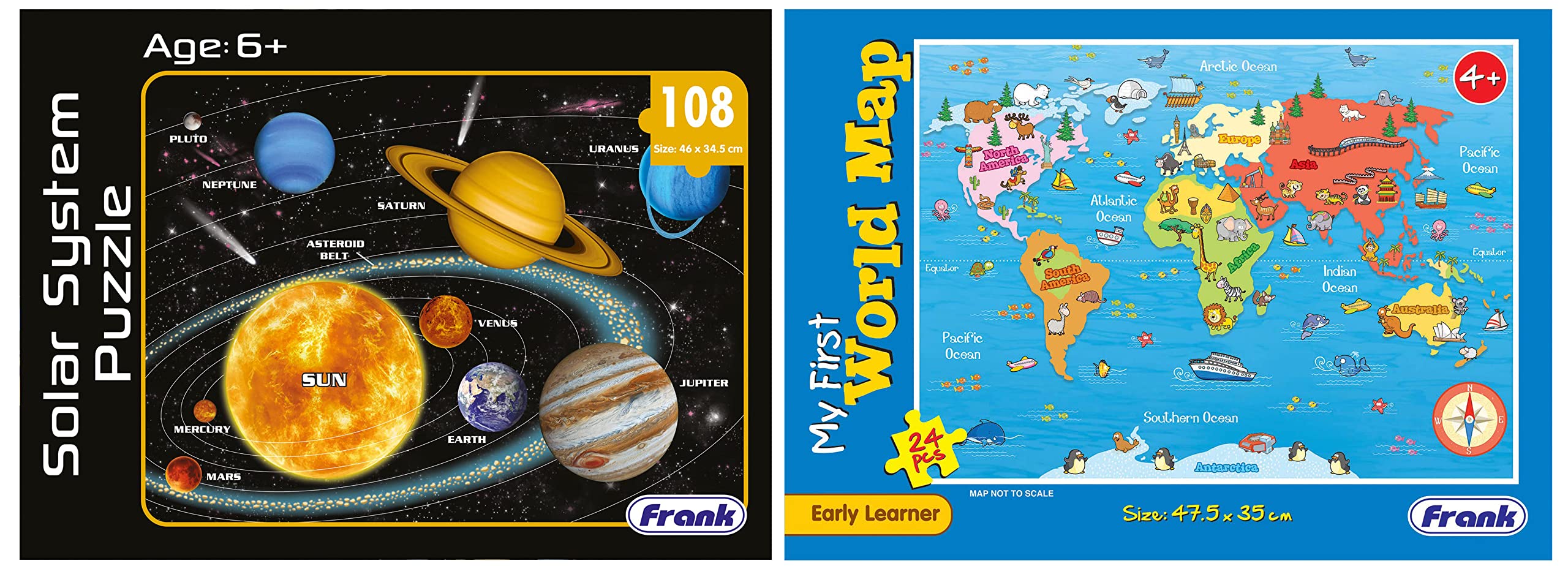 Buy Frank Solar System Outer Space Puzzle for 6 Year Old Kids & My
