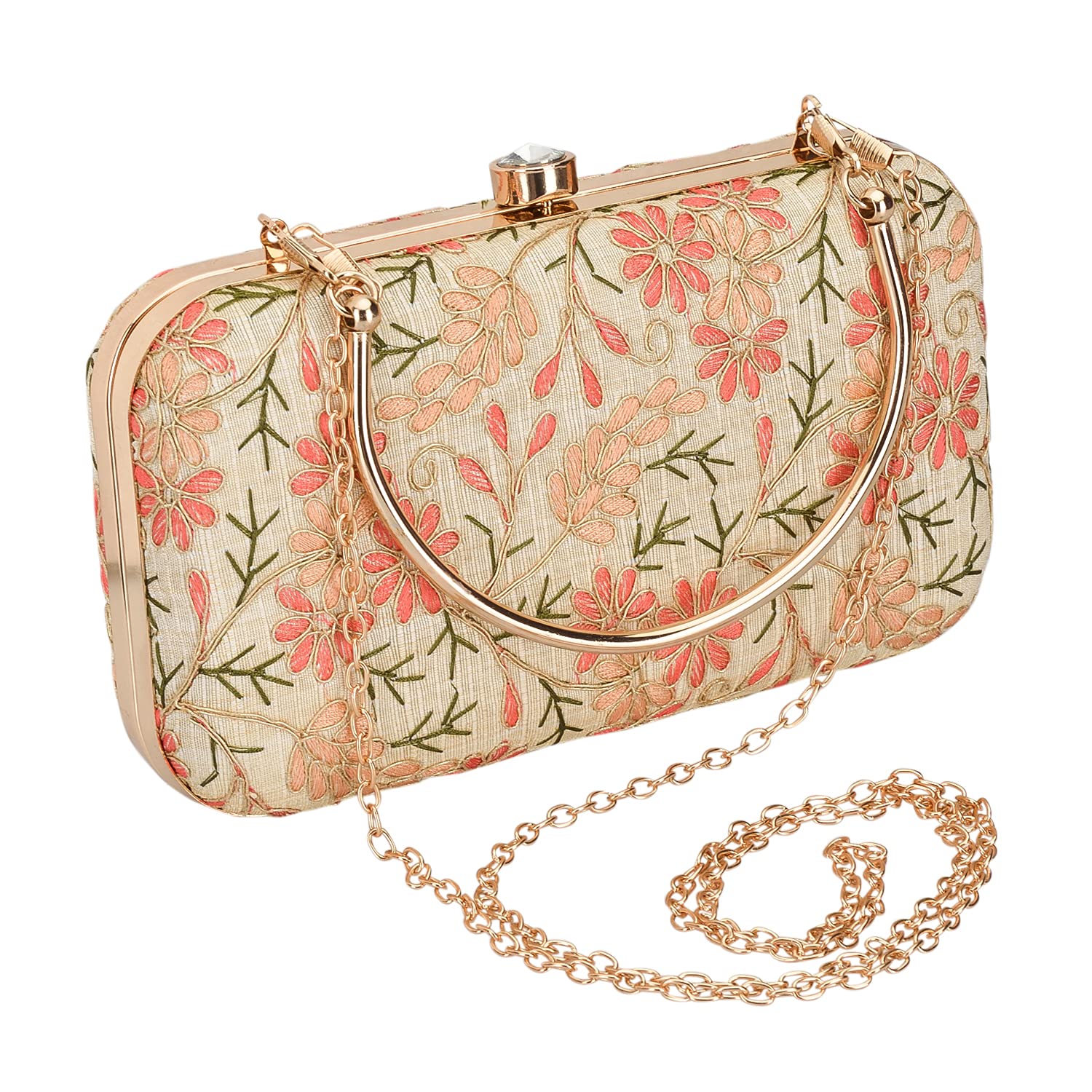 INAAYA - Bridal Accessories Womens Clutches (Multicolour) (B095WCYF9M) Amazon Price History, Amazon Price Tracker