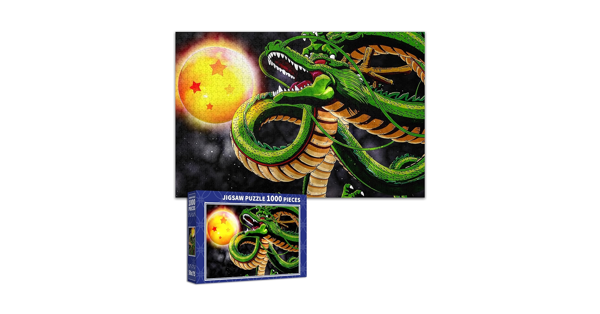 【希少】ドラゴンボールZ 1000ピース パズル　神龍 レア ジグソーパズル ドラゴンボールZ専用フレーム “神龍額