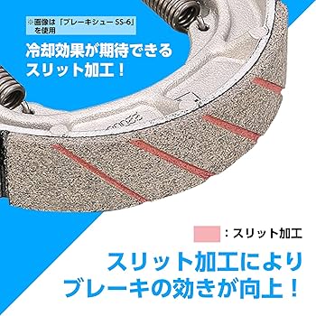 Amazon | キタコ(KITACO) ノンフェードブレーキシュー SH-92N