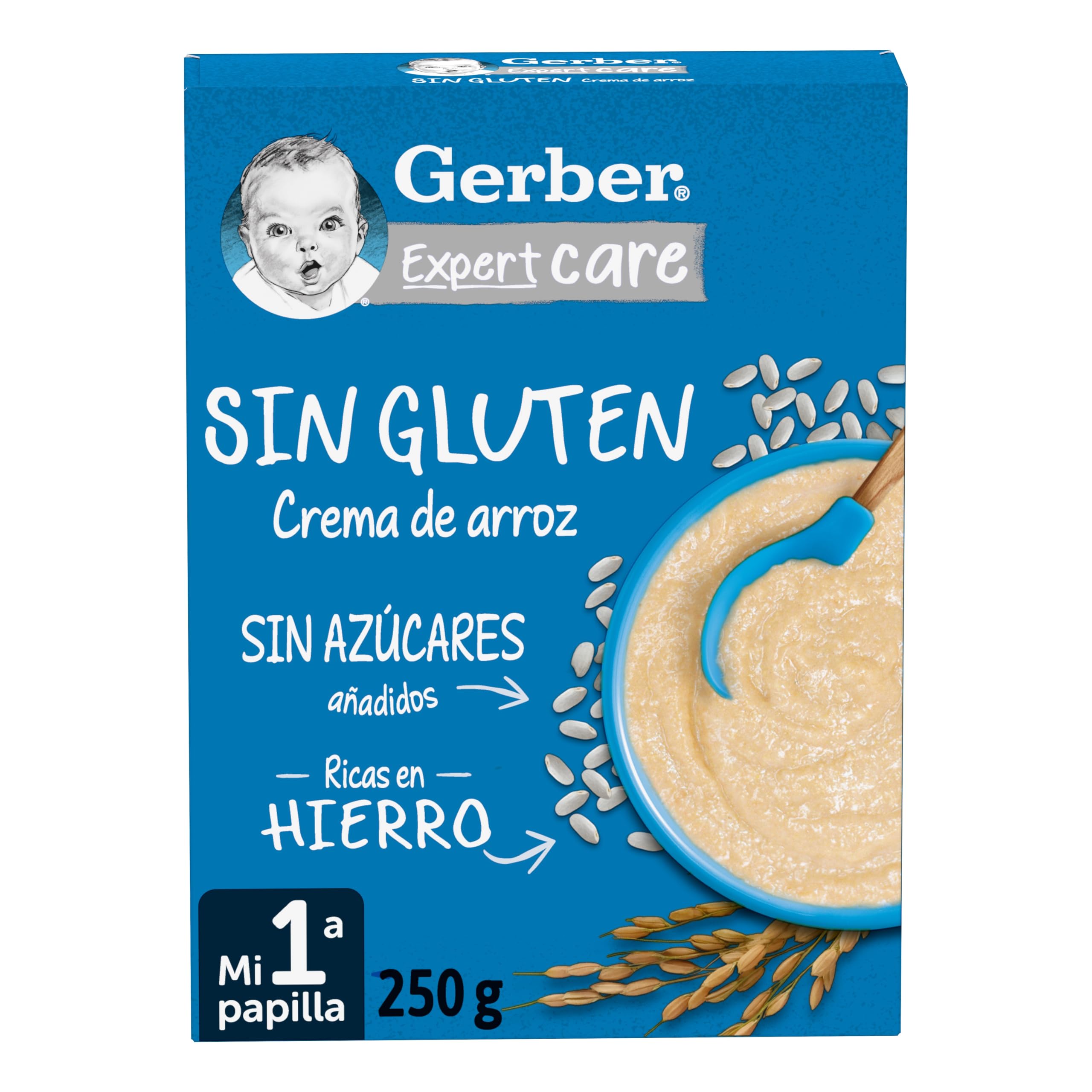 Gerber Papilla De Crema De Arroz, 250g