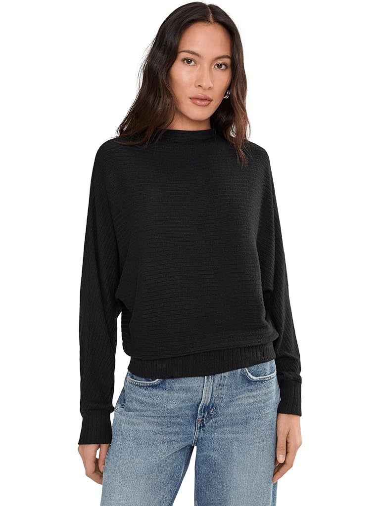 Black Madewell Aurora Cozy Rib Sweater