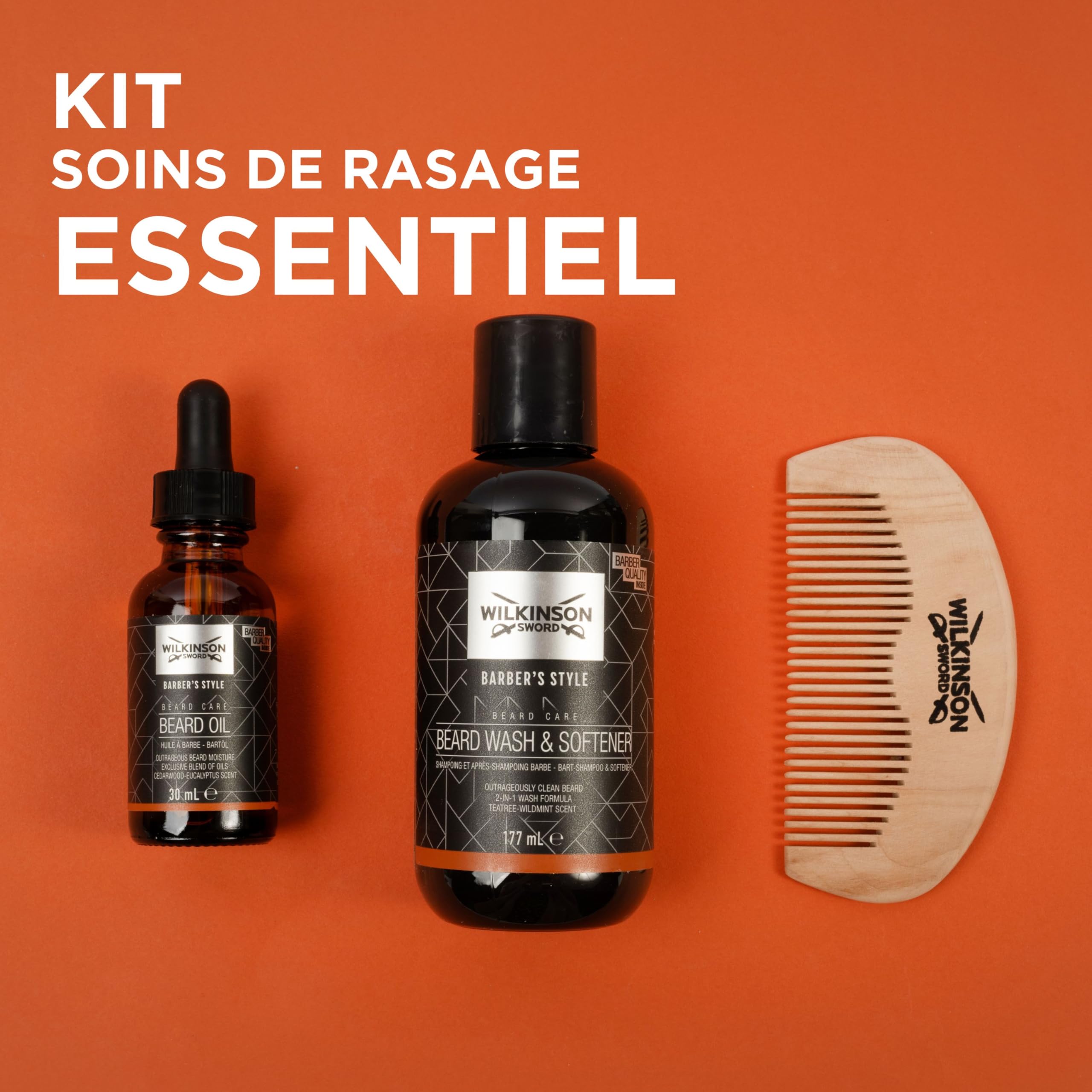 Wilkinson Sword - Coffret Cadeau Pour Hommes The Beard Collection Barber's Style